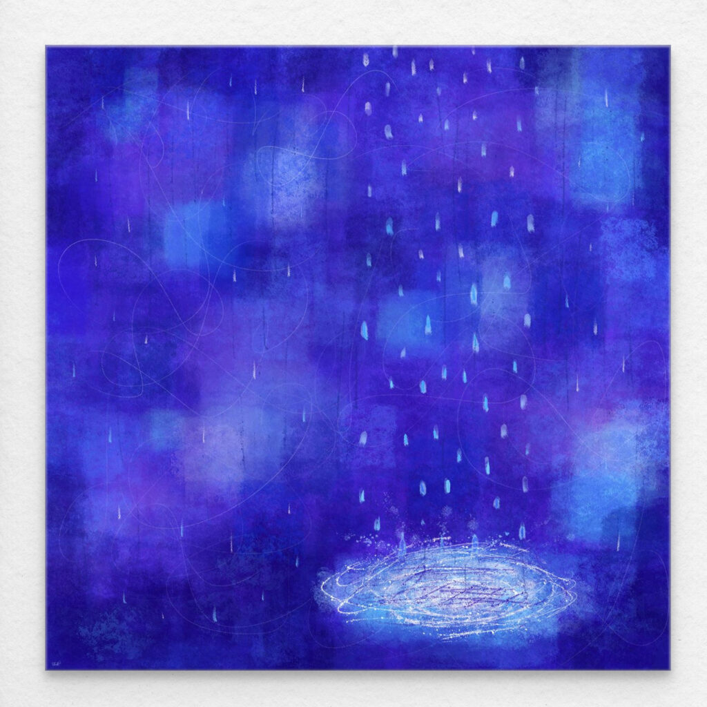 A whole image of Blue Rain.