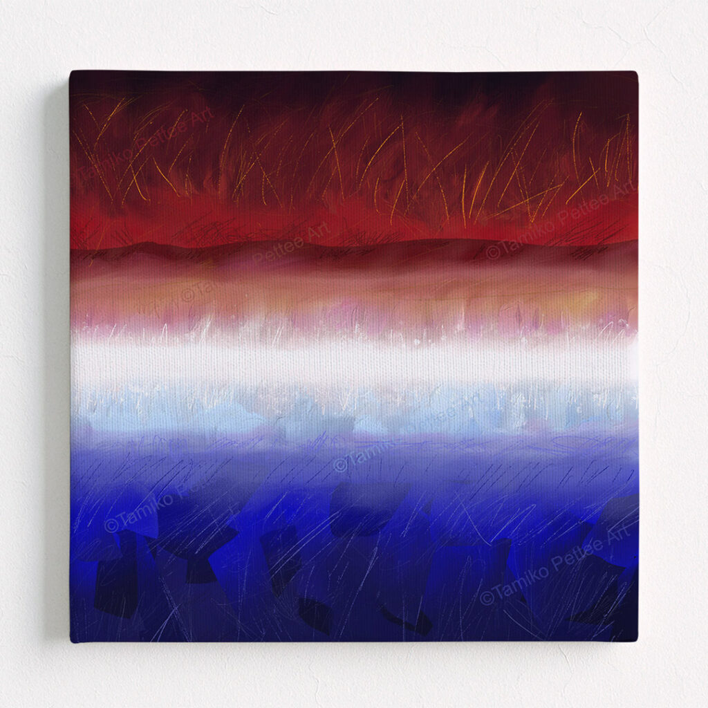 Everything In Moderation canvas print.
