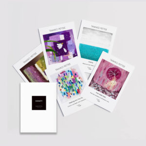 Postcard collection - Dignity. The five postcard images with a box.